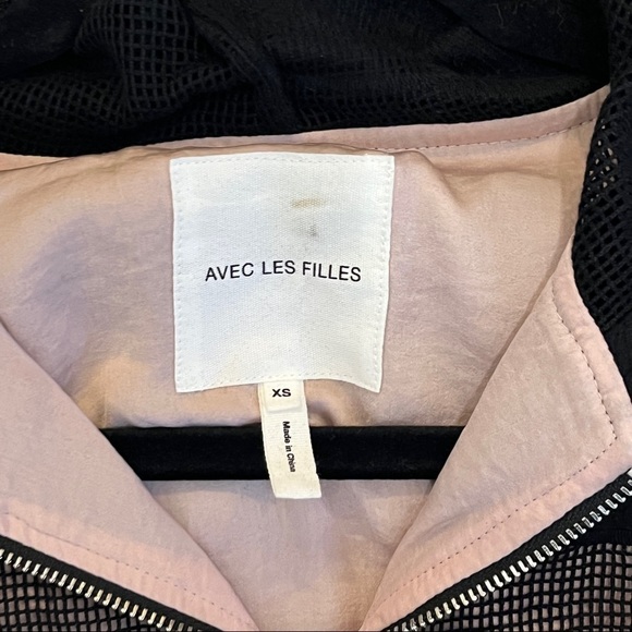 Avec Les Filles Lace Embroidered Zip Hoodie XS - Picture 9 of 10